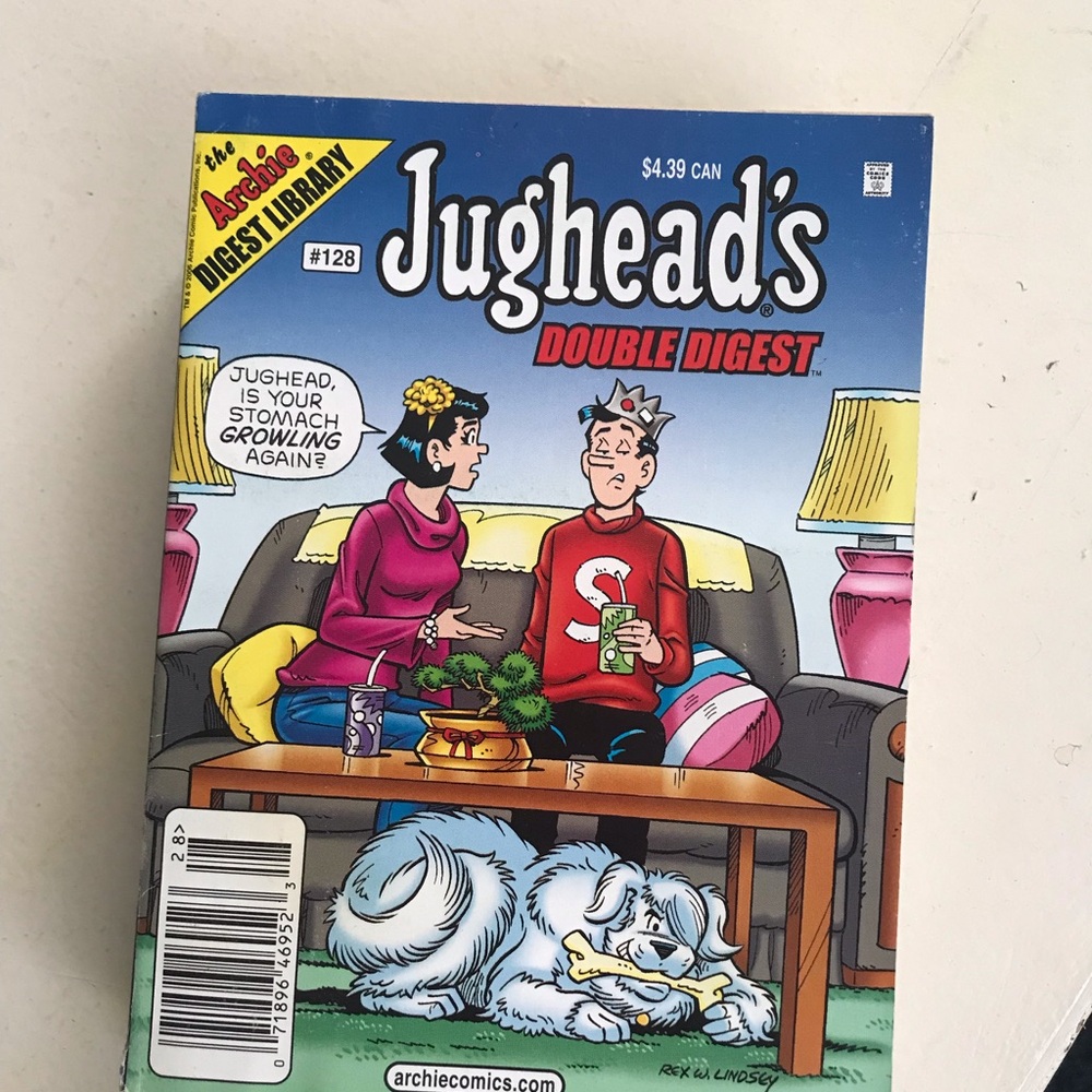 Jughead's Double Digest Comic Book#128 - Blue Cover